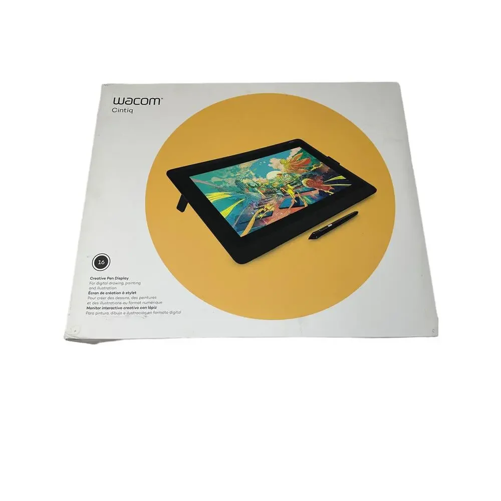 Wacom Cintiq 16 Creative Pen Display Drawing Tablet Black